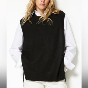 H&M - Black Sweater Vest NWT